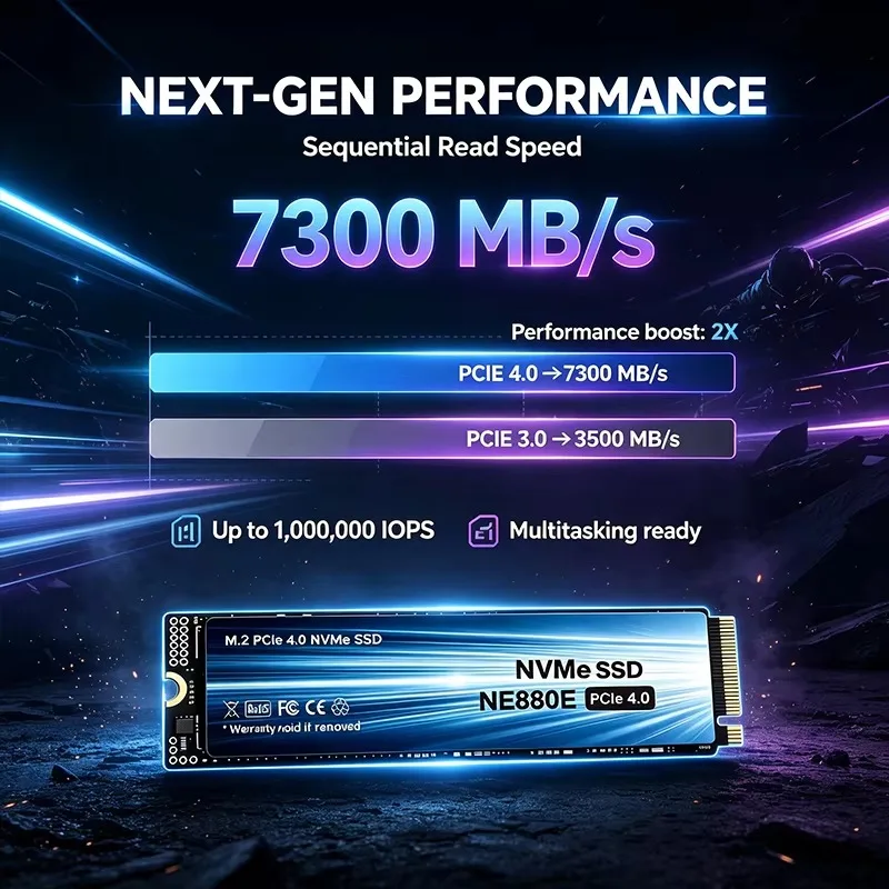 NE880E SSD, Orijinal M.2 NVMe  - M.2 Nvme 4Tb Pcie 4.0 Ssd incelemesi ve fiyatı