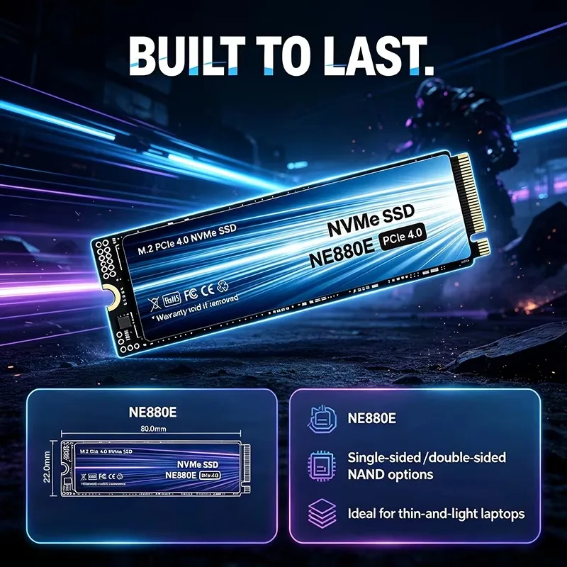NE880E SSD, Orijinal M.2 NVMe  - M.2 Nvme 4Tb Pcie 4.0 Ssd incelemesi ve fiyatı