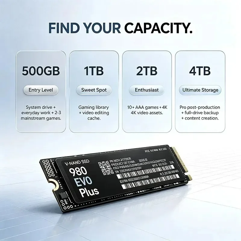 980 EVO Plus M.2 2280 NVMe PCI - M.2 Nvme 4Tb Pcie 4.0 Ssd incelemesi ve fiyatı