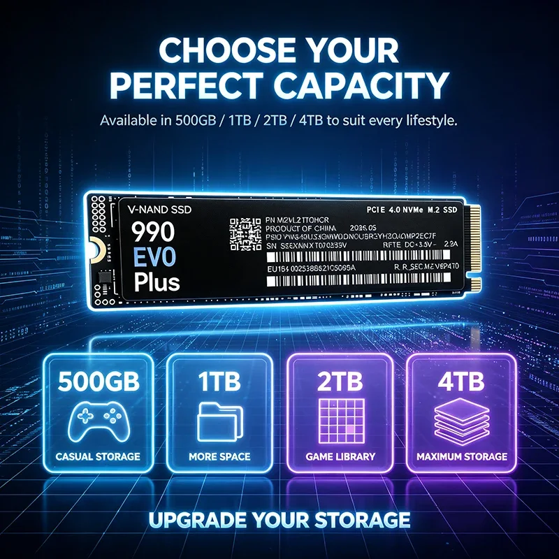 M.2 NVMe SSD 990 EVO Plus 500G - M.2 Nvme 4Tb Pcie 4.0 Ssd incelemesi ve fiyatı