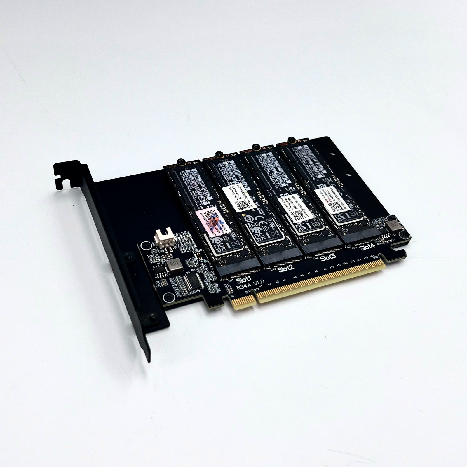 PCIe 5.0 x16 - Dörtlü M.2 NVMe - Quad M.2 Nvme Pcie Bifurcation Card incelemesi ve fiyatı