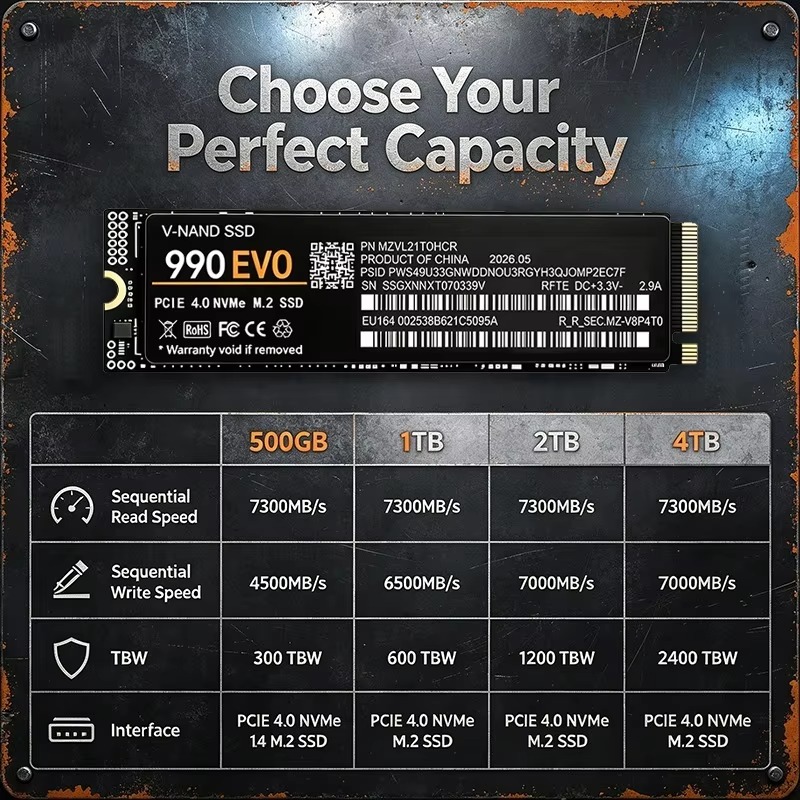 990 EVO M.2 2280 NVMe PCIe 4.0 - M.2 Nvme 4Tb Pcie 4.0 Ssd incelemesi ve fiyatı